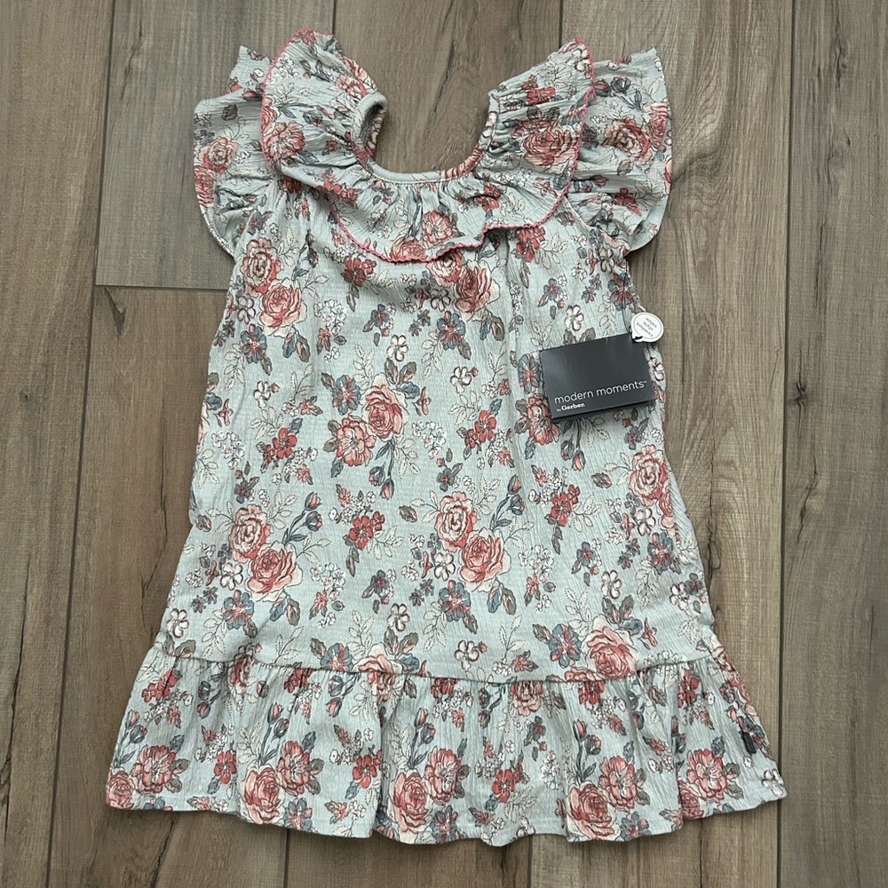 NWT Girls Floral Dress by Modern Moments - Size 4T